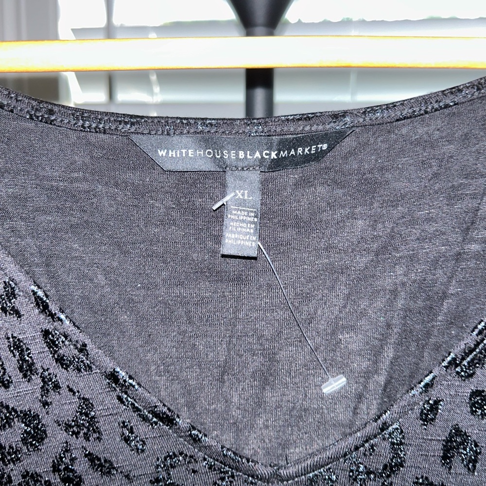 White House black market black cheetah print dress - Picture 3 of 3